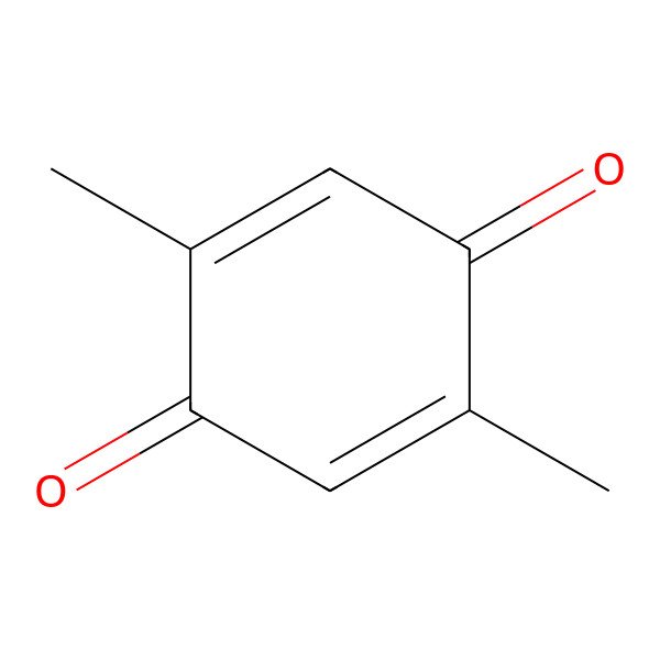 2D Structure of 2,5-Dimethyl-4-benzoquinone