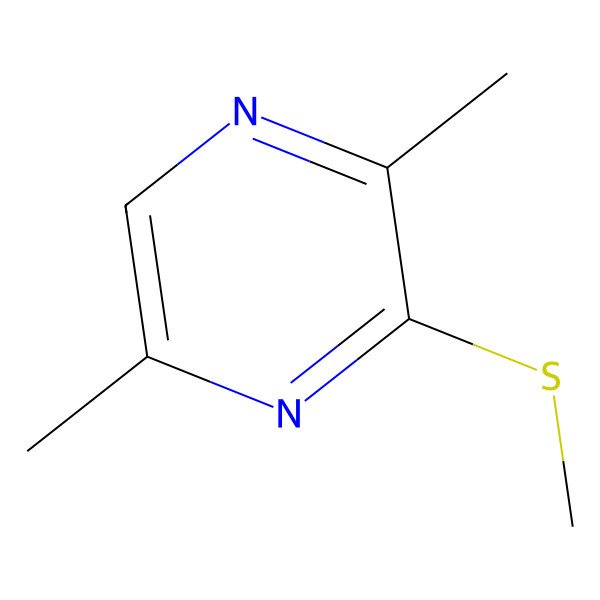 2D Structure of 2,5-Dimethyl-3-(methylsulfanyl)pyrazine