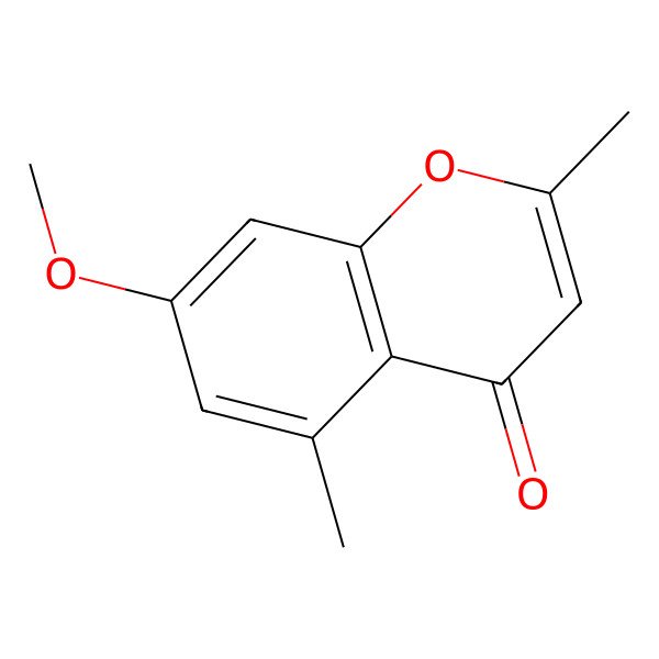 2D Structure of 2,5-Dimethyl-7-methoxychromone