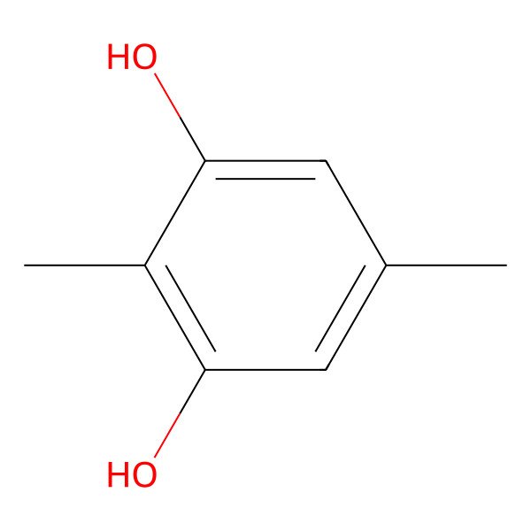 2D Structure of 2,5-Dimethylresorcinol