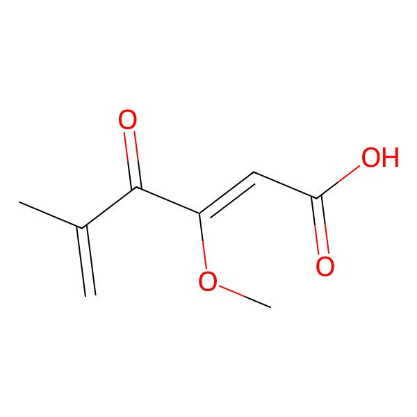 2D Structure of Penicillic Acid