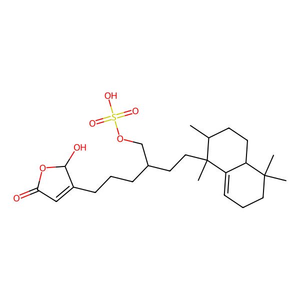 2D Structure of 25-Hydroxyhalisulfate 9