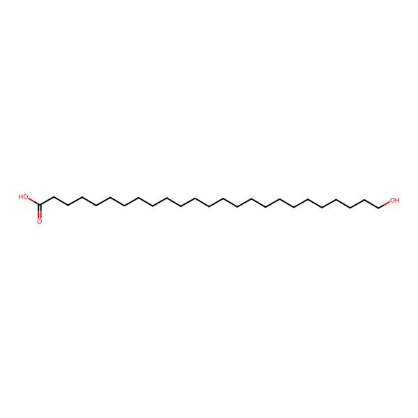 2D Structure of 25-Hydroxypentacosanoic acid