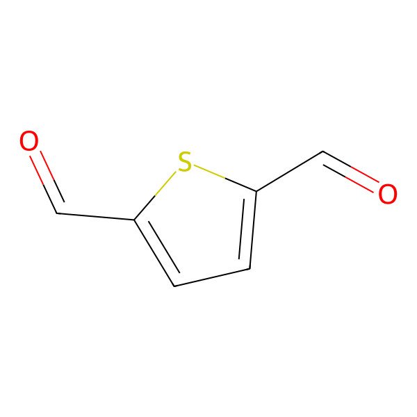 2D Structure of 2,5-Thiophenedicarboxaldehyde