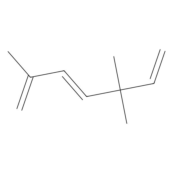 2D Structure of 2,5,5-Trimethyl-1,3,6-heptatriene