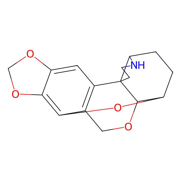 2D Structure of 2,5,7,13-Tetraoxa-18-azahexacyclo[12.7.0.03,11.04,8.010,15.015,19]henicosa-3(11),4(8),9-triene