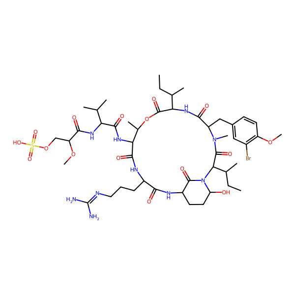 2D Structure of Jizanpeptin E