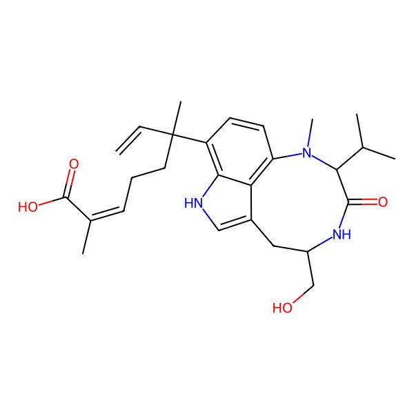2D Structure of 26-carboxylyngbyatoxin A