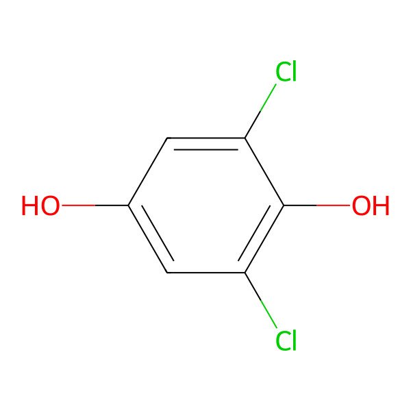 2D Structure of 2,6-Dichlorohydroquinone