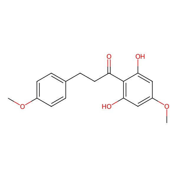 2D Structure of 2',6'-Dihydroxy-4,4'-dimethoxydihydrochalcone