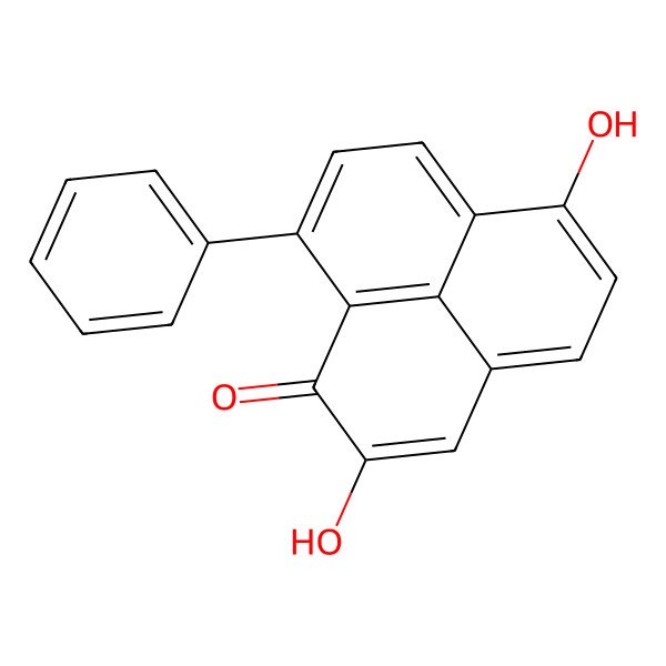 2D Structure of Lachnanthocarpone