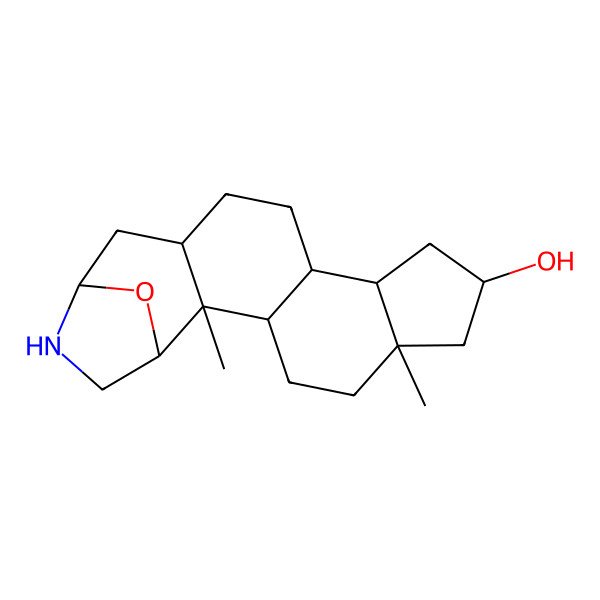 2D Structure of 2,6-Dimethyl-19-oxa-17-azapentacyclo[14.2.1.02,14.03,11.06,10]nonadecan-8-ol