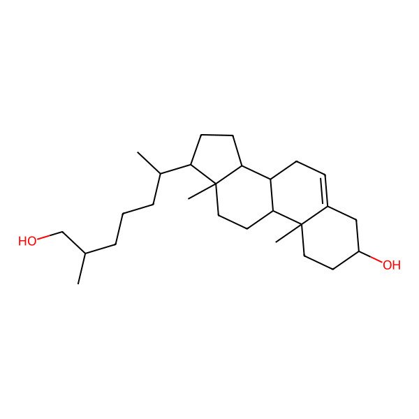 2D Structure of Cholest-5-ene-3 beta,26-diol