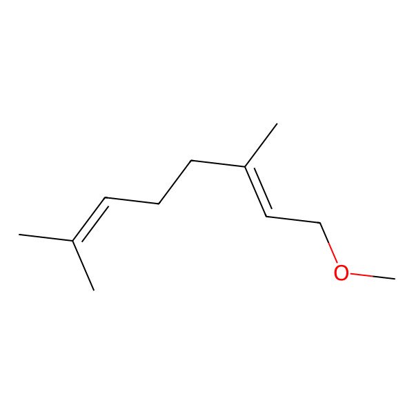 2D Structure of 2,6-Octadiene, 1-methoxy-3,7-dimethyl- 2D Structure of 2,6-Octadiene, 1-methoxy-3,7-dimethyl-
