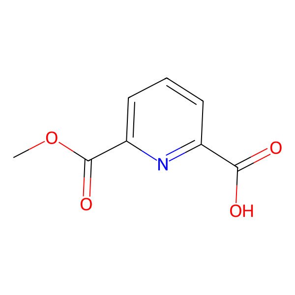 2D Structure of 2,6-Pyridinedicarboxylic acid monomethyl ester