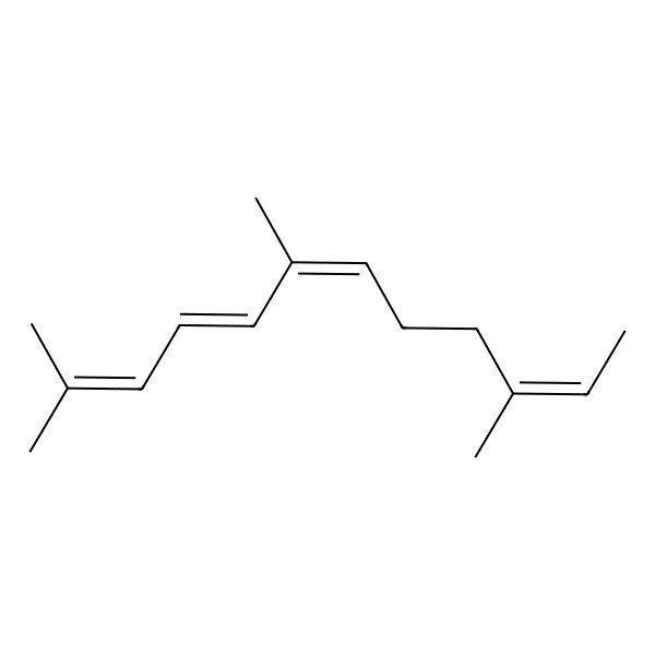 2D Structure of 2,6,10-Trimethyldodeca-2,4,6,10-tetraene