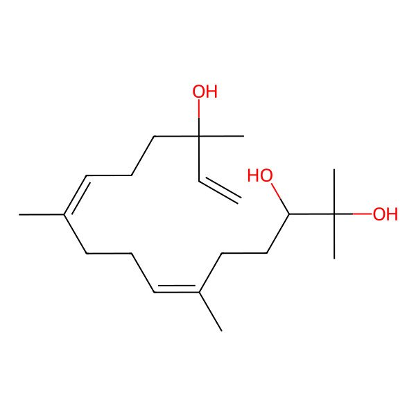 2D Structure of 2,6,10,14-Tetramethylhexadeca-6,10,15-triene-2,3,14-triol 2D Structure of 2,6,10,14-Tetramethylhexadeca-6,10,15-triene-2,3,14-triol