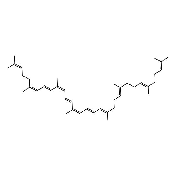 2D Structure of 2,6,10,14,19,23,27,31-Octamethyldotriaconta-2,6,8,10,12,14,16,18,22,26,30-undecaene