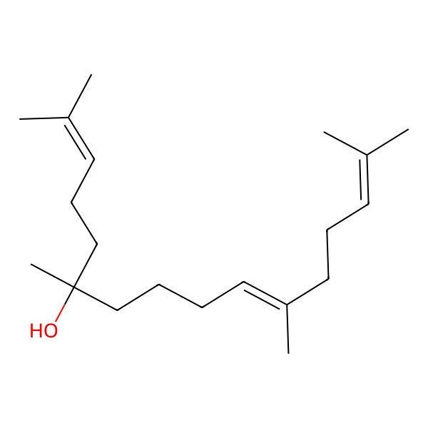 2D Structure of 2,6,11,15-Tetramethylhexadeca-2,10,14-trien-6-ol