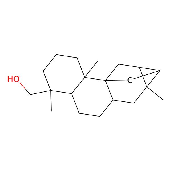2D Structure of (2,6,12-Trimethyl-6-pentacyclo[11.2.1.01,10.02,7.012,14]hexadecanyl)methanol
