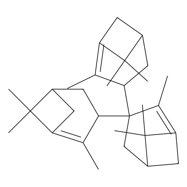 2D Structure of 2,6,6-Trimethyl-3,3-bis(2,6,6-trimethyl-3-bicyclo[3.1.1]hept-1-enyl)bicyclo[3.1.1]hept-1-ene