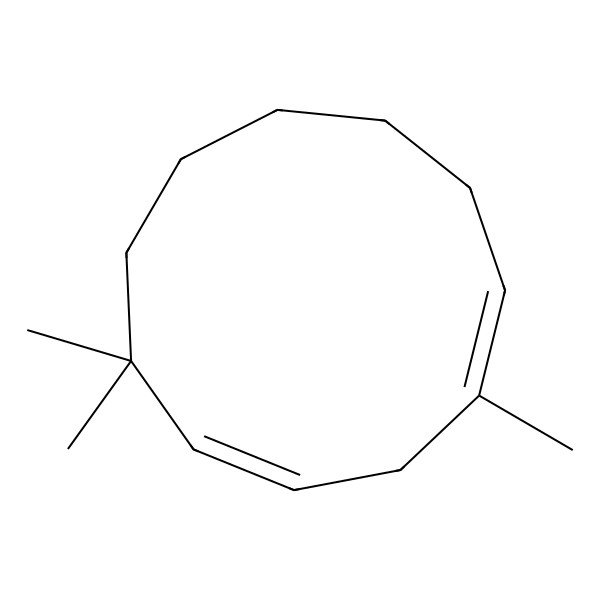 2D Structure of 2,6,6-Trimethylcycloundeca-1,4-diene 2D Structure of 2,6,6-Trimethylcycloundeca-1,4-diene