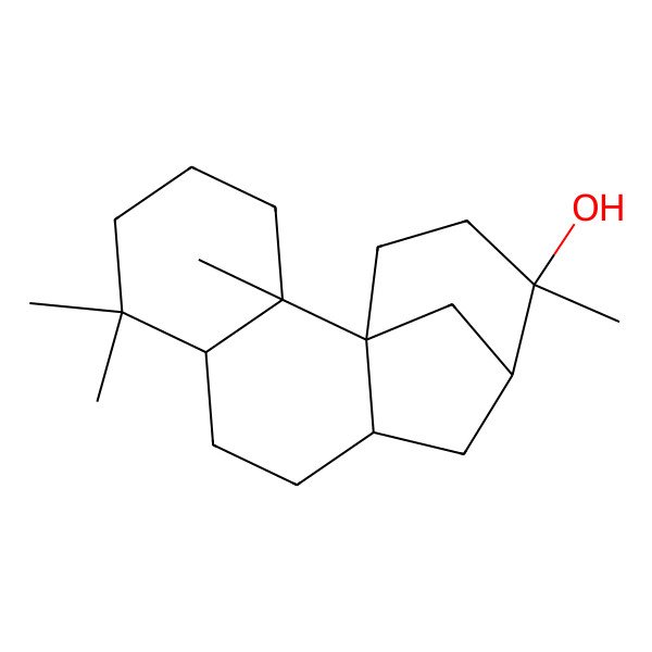 2D Structure of 2,6,6,13-Tetramethyltetracyclo[10.3.1.01,10.02,7]hexadecan-13-ol