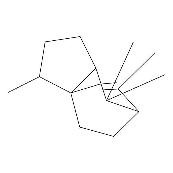 2D Structure of 2,6,6,8-Tetramethyltricyclo[5.2.2.01,5]undec-8-ene