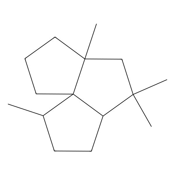 2D Structure of 2,6,6,8-Tetramethyltricyclo[6.3.0.01,5]undecane