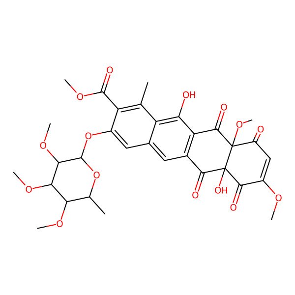 2D Structure of Elloramycin E