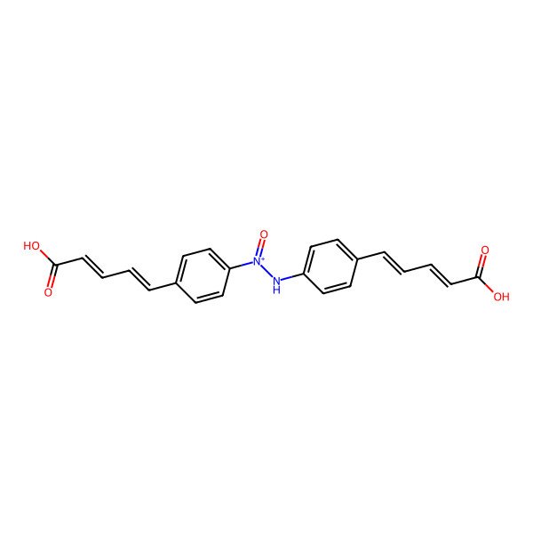 2D Structure of [4-[(1E,3E)-4-carboxybuta-1,3-dienyl]anilino]-[4-[(1E,3E)-4-carboxybuta-1,3-dienyl]phenyl]-oxoazanium