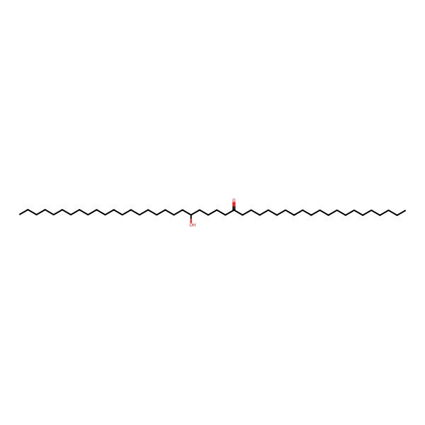 2D Structure of (26S)-26-hydroxyhexatetracontan-21-one