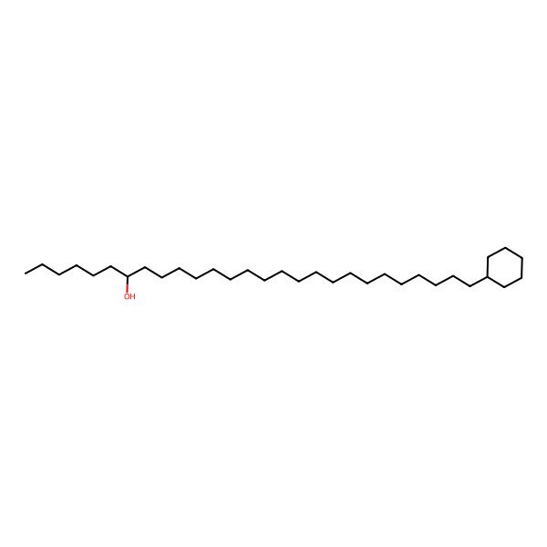 2D Structure of 27-Cyclohexylheptacosan-7-ol
