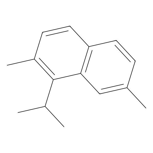 2D Structure of 1-Isopropyl-2,7-dimethylnaphthalene