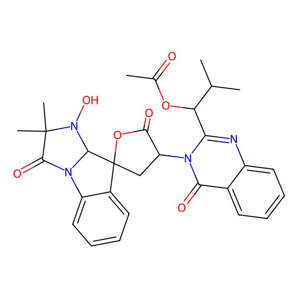 2D Structure of 27-epi-Tryptoquivaline