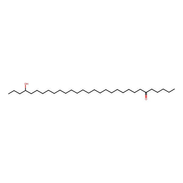 2D Structure of 27-Hydroxytriacontan-6-one