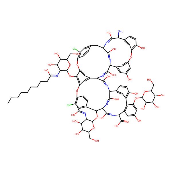 2D Structure of C88H97Cl2N9O33