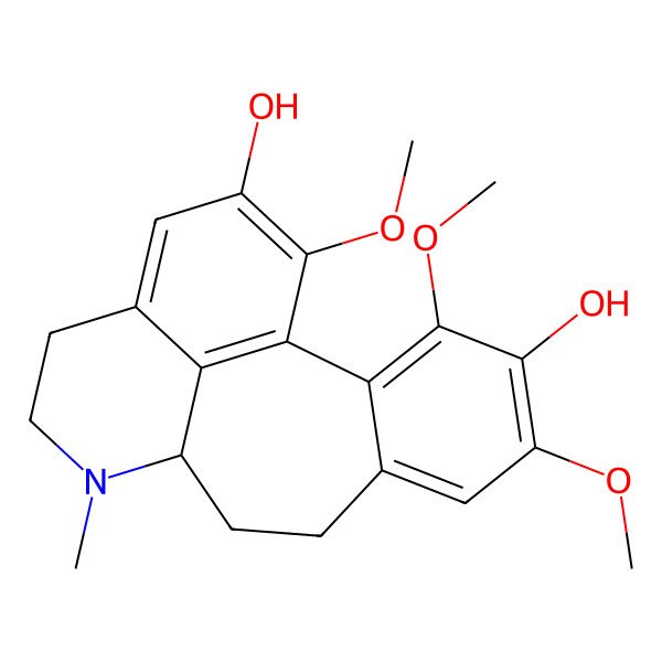 2D Structure of (10S)-3,5,17-trimethoxy-11-methyl-11-azatetracyclo[8.7.1.02,7.014,18]octadeca-1(18),2,4,6,14,16-hexaene-4,16-diol
