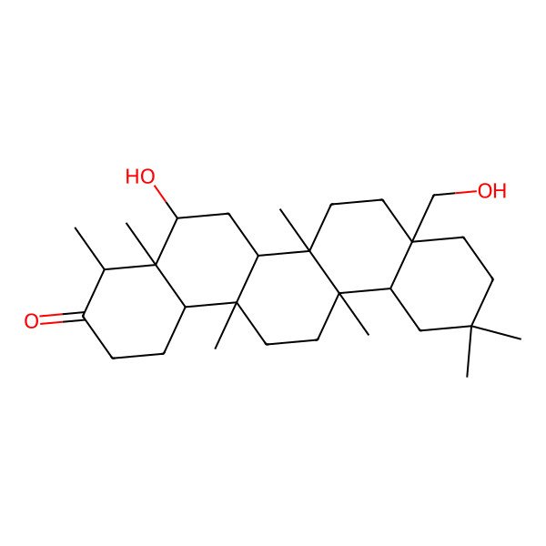 2D Structure of 28-Hydroxyzelanol