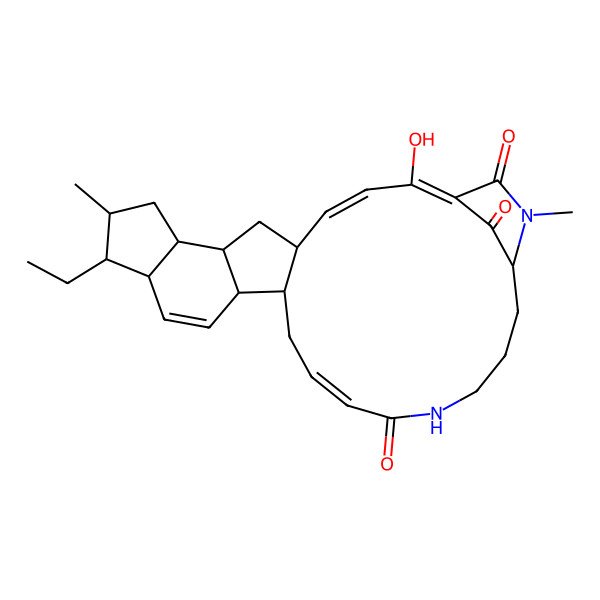 2D Structure of 28-N-methylikarugamycin