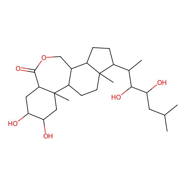 2D Structure of 28-Norbrassinolide 2D Structure of 28-Norbrassinolide