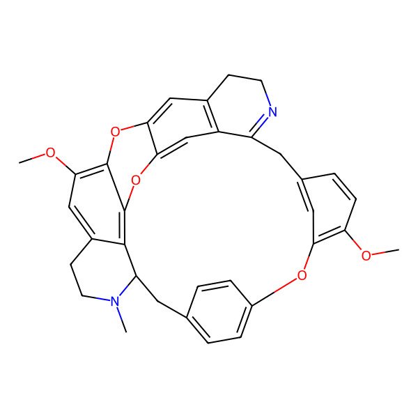 2D Structure of 13,27-Dimethoxy-22-methyl-15,29,31-trioxa-7,22-diazaoctacyclo[19.9.3.216,19.14,30.110,14.03,8.025,33.028,32]heptatriaconta-1(30),2,4(34),7,10(37),11,13,16,18,25,27,32,35-tridecaene