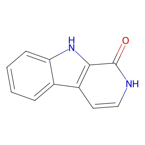 2D Structure of 2,9-Dihydro-1H-pyrido[3,4-b]indol-1-one