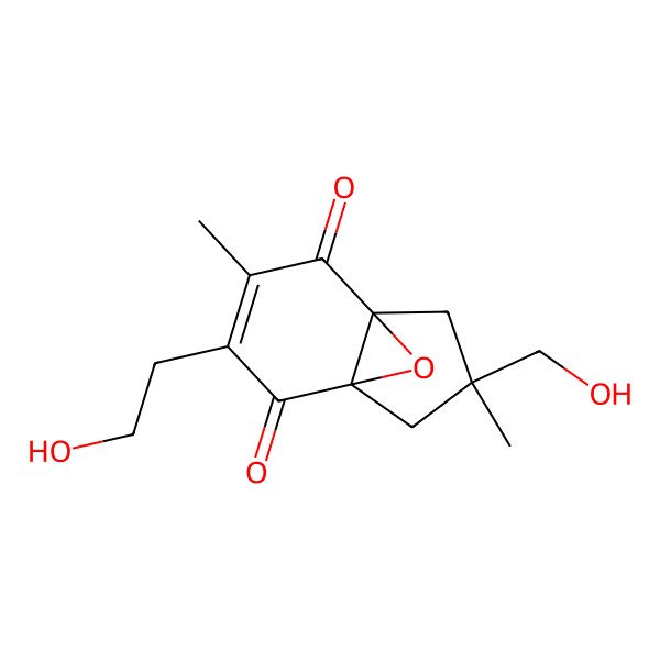 2D Structure of 2,9-Epoxydeliquinone