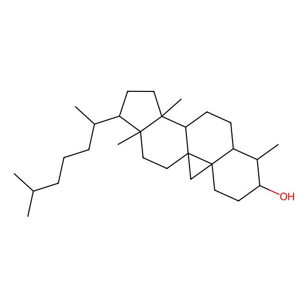 2D Structure of 29-Nor-cycloartanol