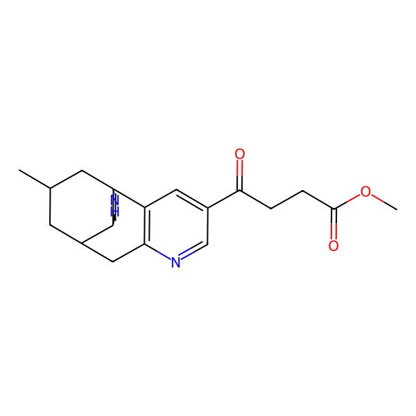 2D Structure of Methyl 4-(16-methyl-6,14-diazatetracyclo[7.5.3.01,10.02,7]heptadeca-2(7),3,5-trien-4-yl)-4-oxobutanoate