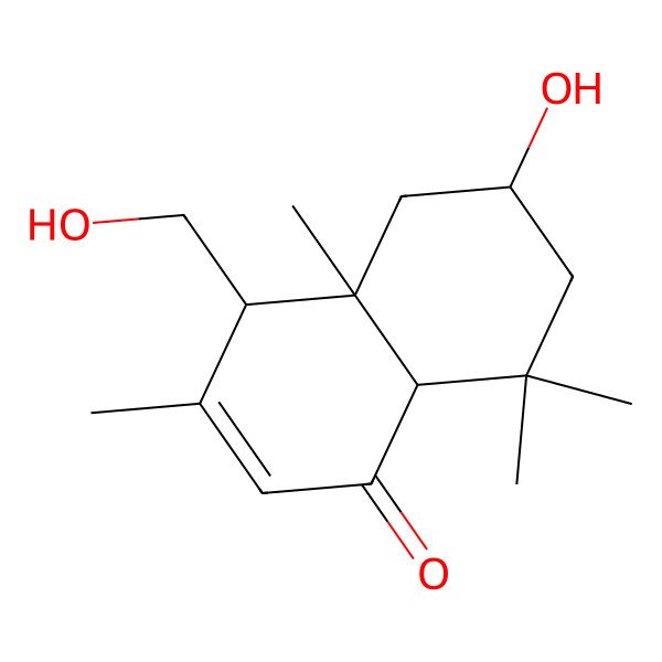 2D Structure of 2alpha,11-Dihydroxy-6-oxodrim-7-ene