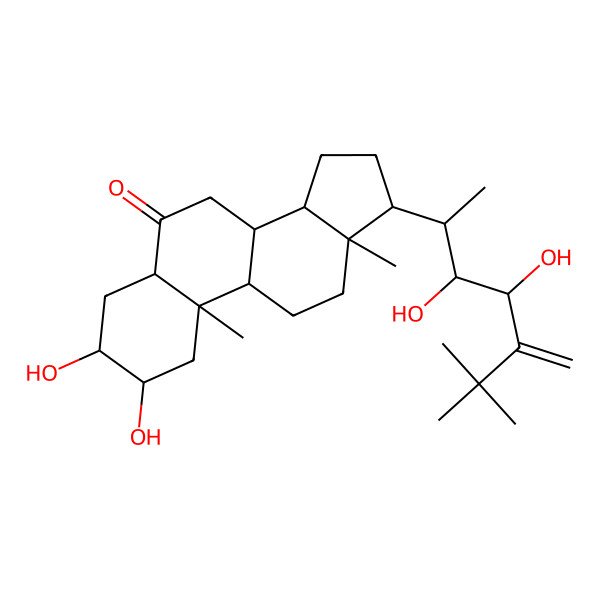 2D Structure of (2alpha,3alpha,5alpha,22R,23R)-2,3,22,23-Tetrahydroxy-25-methylergost-24(28)en-6-one