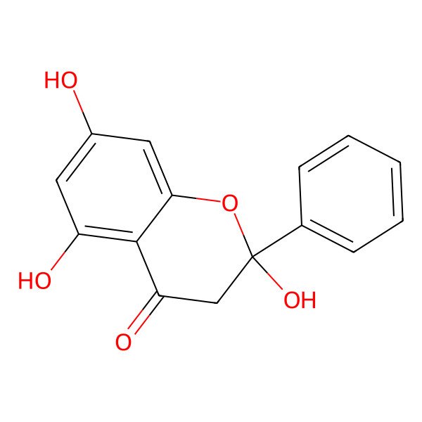 2D Structure of 2beta-5,7-Trihydroxyflavanone