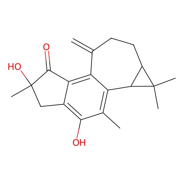 2D Structure of 2beta-Hydroxyjatropholone